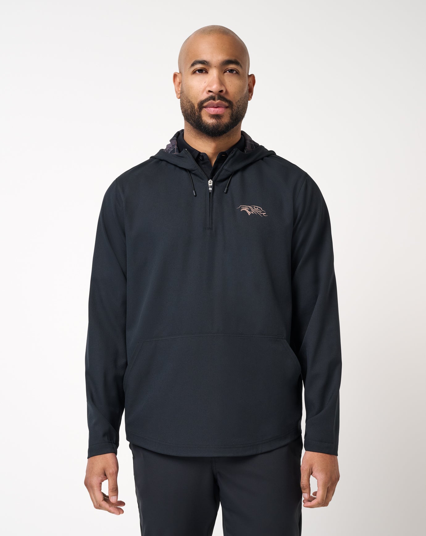 St Andrews Sevens Highland Hooded Quarter Zip ∣ TravisMathew