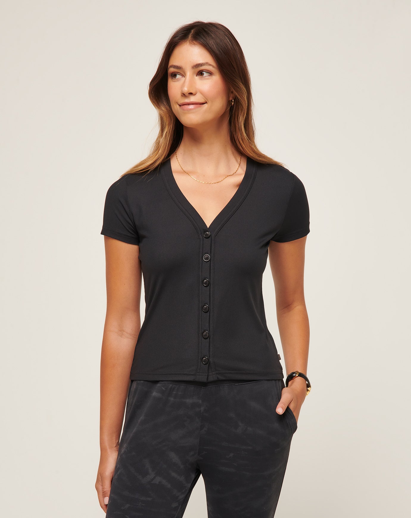 Butterfly Beach Button-Up