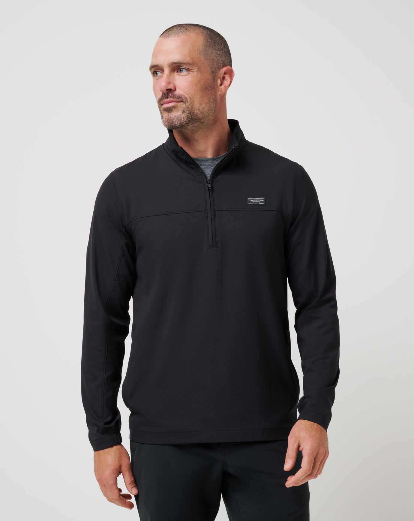 【美品】 TRAVIS MATHEW メンズ M Wanderlust Quarter Zip ∣ TravisMathew