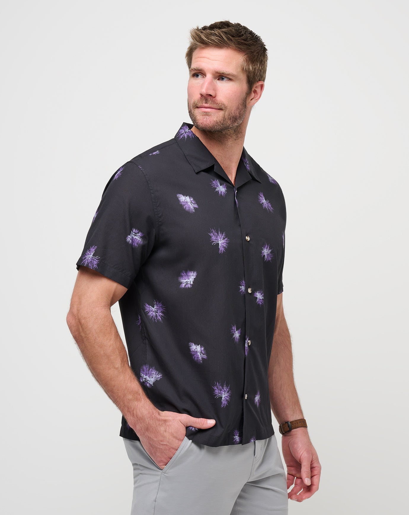 Casino Holiday Button-Up
