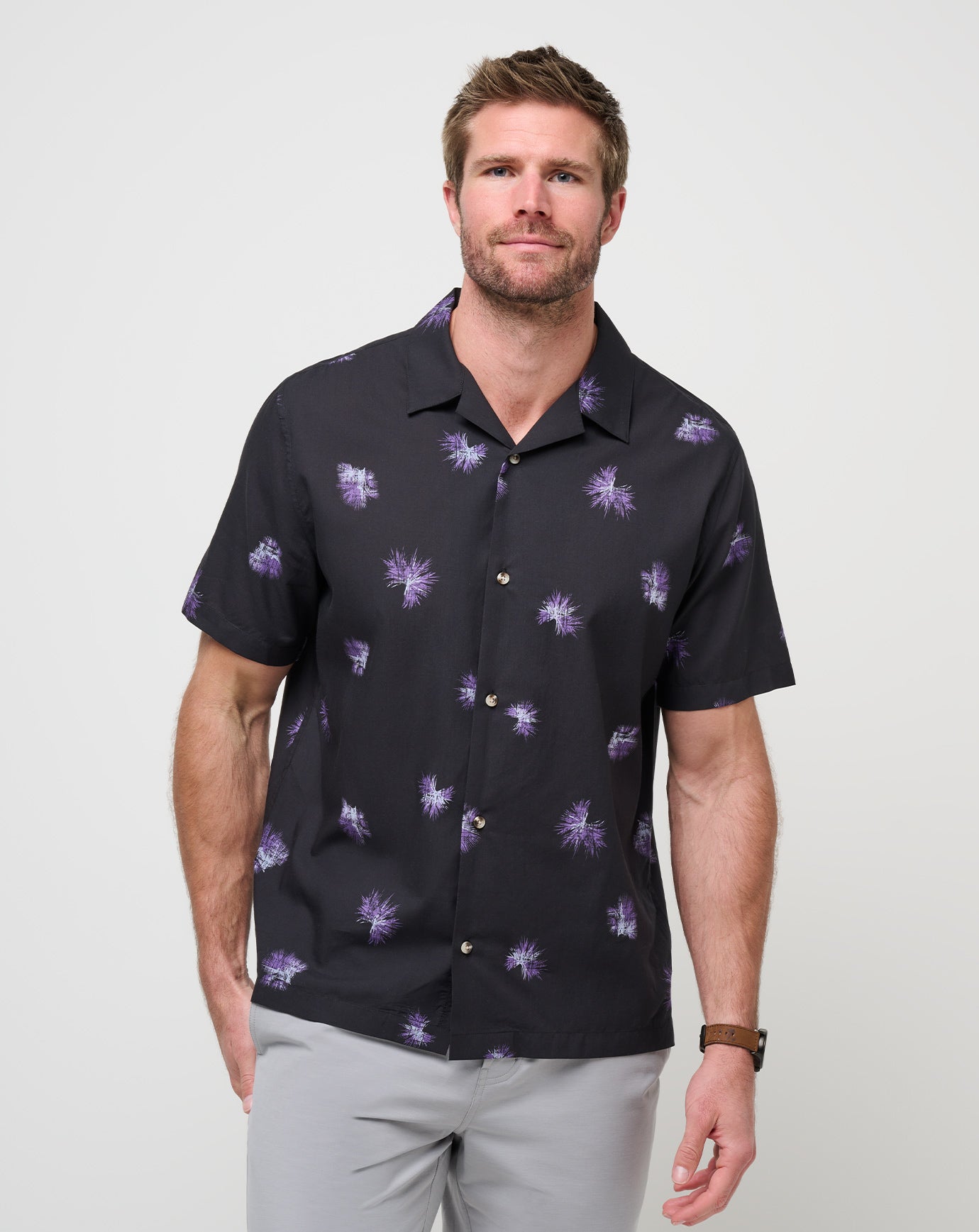 Casino Holiday Button-Up
