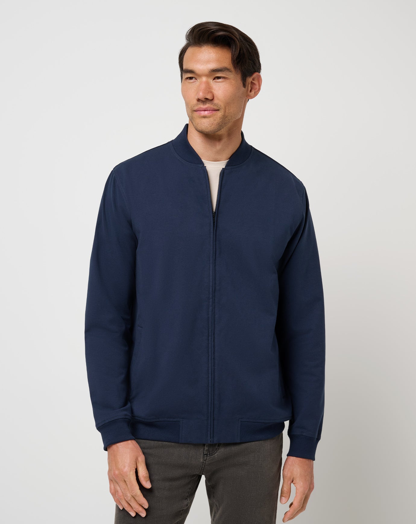 Stretchknit Bomber Jacket