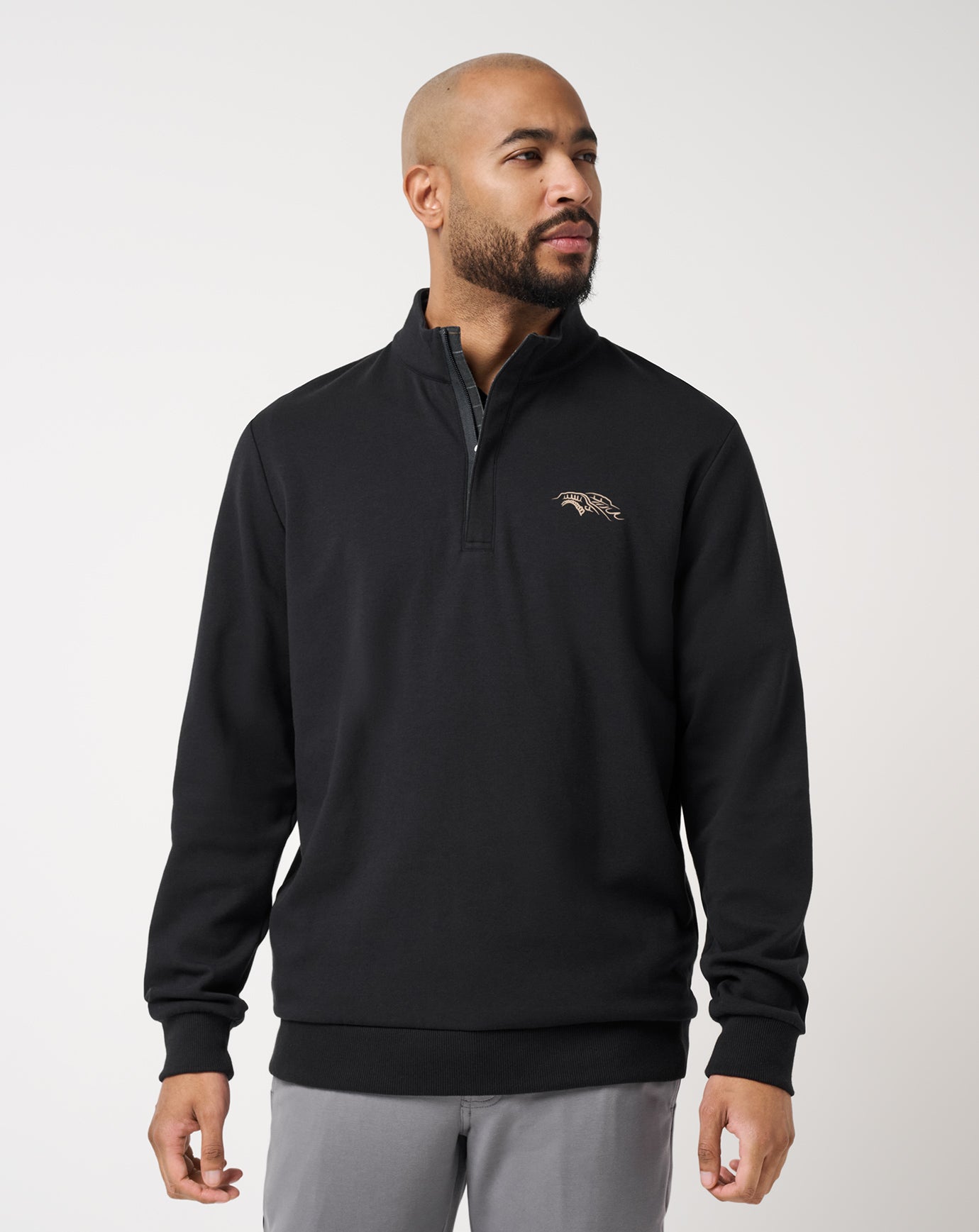St Andrews Shadow Check 2.0 Quarter Zip