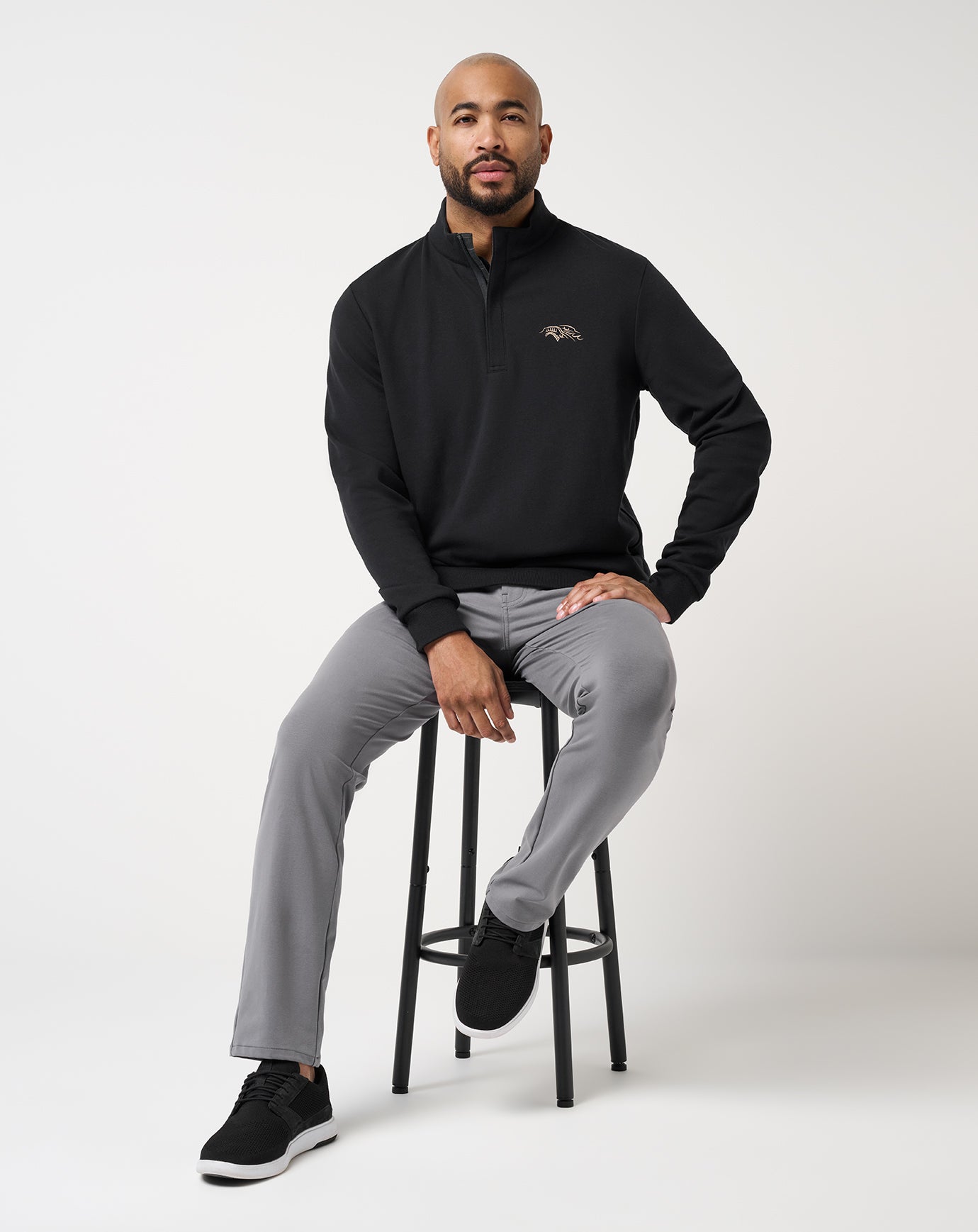 St Andrews Shadow Check 2.0 Quarter Zip