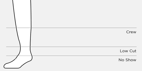 socks size chart image