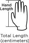 golf gloves size chart mobile image