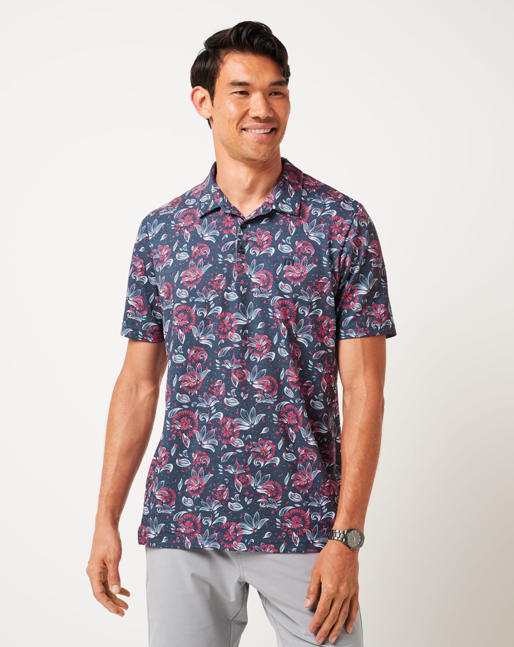 FEATHERWEIGHT FLOURISH POLO SHIRT 1