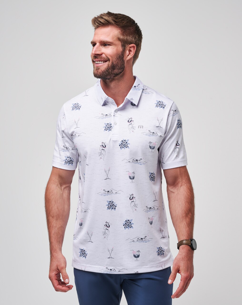 ISLAND PARADISE AOP POLO SHIRT 1