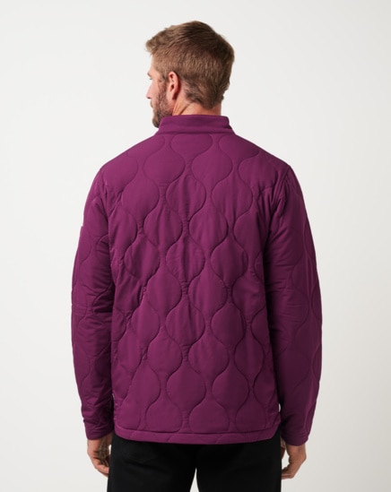 BURNLEY FC COME WHAT MAY QUILTED JACKET Image Thumbnail 3