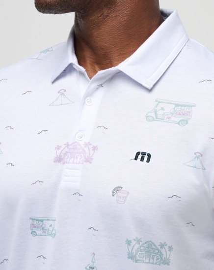 TIKI MAPES PRINT POLO SHIRT Image Thumbnail 5