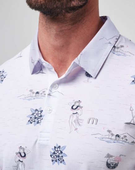 ISLAND PARADISE AOP POLO SHIRT Image Thumbnail 5