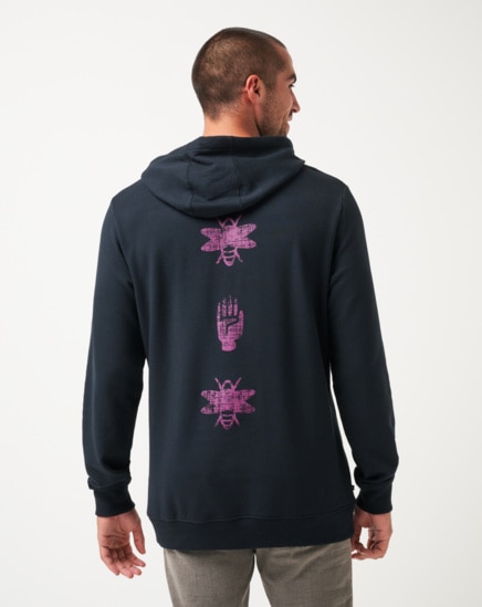 BURNLEY FC IN THE RAIN CLOUD HOODIE Image Thumbnail 3