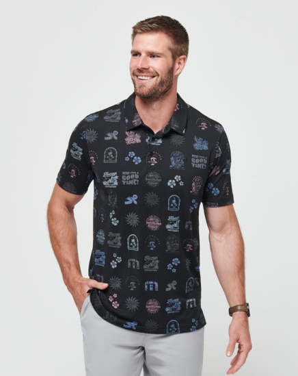 TOURIST SEASON AOP POLO SHIRT Image Thumbnail 1