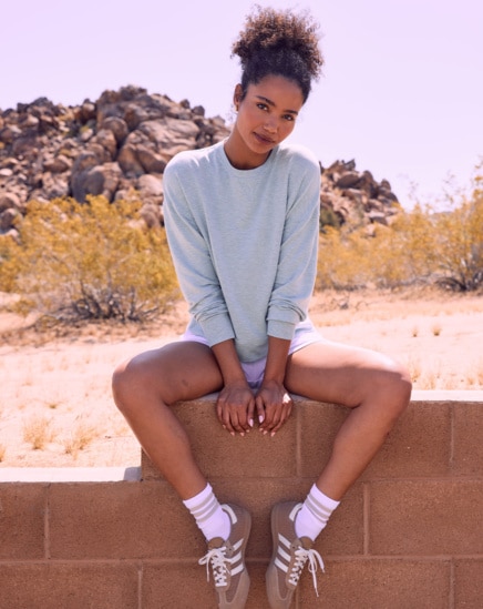 CLOUD TERRY WOMENS CREWNECK Image Thumbnail 1