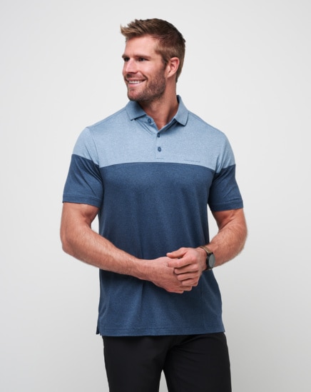 HEATER PRO COLOUR BLOCK POLO SHIRT Image Thumbnail 1