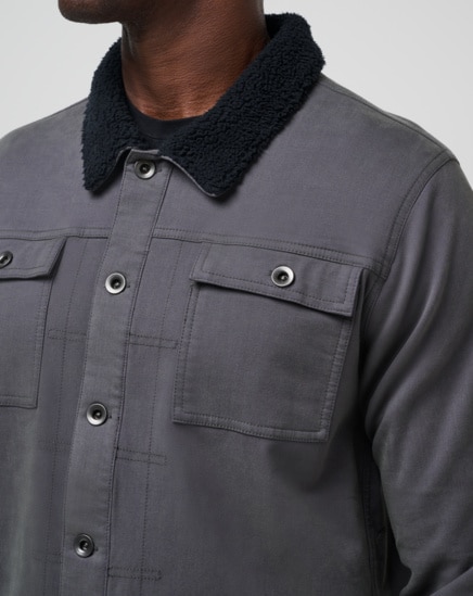 CLOUD DENIM SHERPA CITY JACKET Image Thumbnail 4