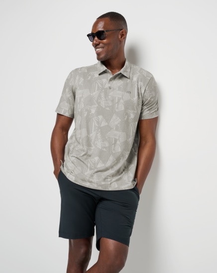 FEATHERWEIGHT SHORE PRINT POLO SHIRT Image Thumbnail 5