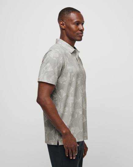 FEATHERWEIGHT SHORE PRINT POLO SHIRT Image Thumbnail 3