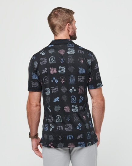 TOURIST SEASON AOP POLO SHIRT Image Thumbnail 3