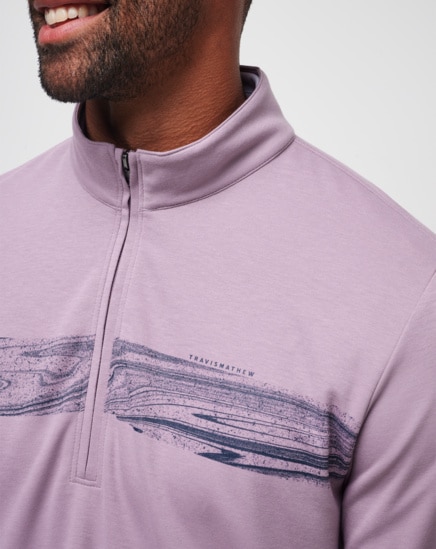 UPGRADED QUARTER ZIP CHEST STRIPE Image Thumbnail 4