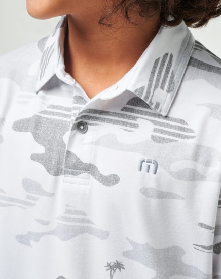 THE HEATER CAMO YOUTH POLO SHIRT Image Thumbnail 4