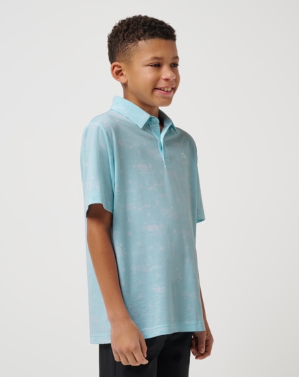 TROPICAL ROAD YOUTH POLO SHIRT Image Thumbnail 1