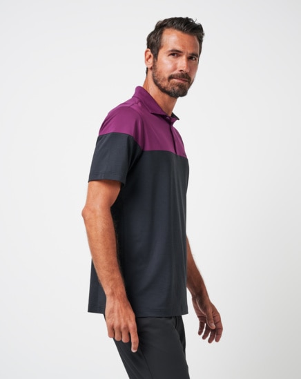 BURNLEY FC PUSHBACK SHORT SLEEVE POLO SHIRT Image Thumbnail 2