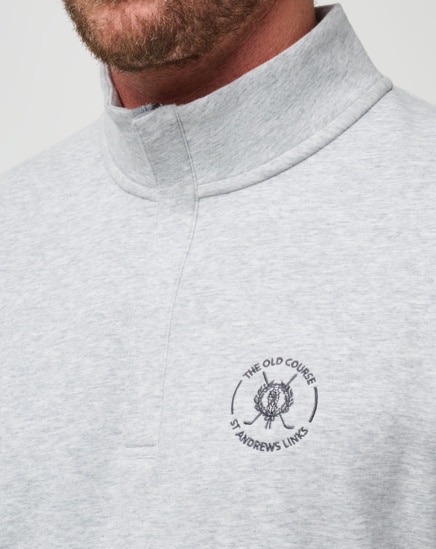 ST ANDREWS LINKS SHADOW CHECK QUARTER ZIP Image Thumbnail 4