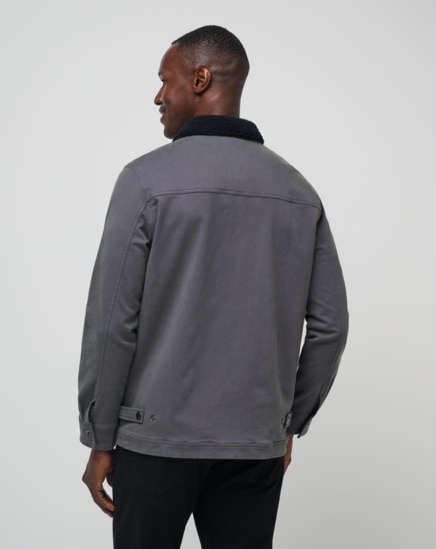 CLOUD DENIM SHERPA CITY JACKET Image Thumbnail 3