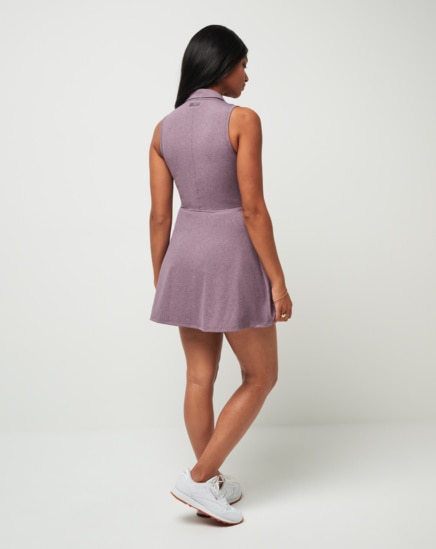 WOMENS MOVEKNIT SL ZIP DRESS Image Thumbnail 2