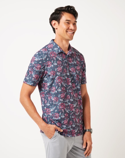 FEATHERWEIGHT FLOURISH POLO SHIRT Image Thumbnail 2