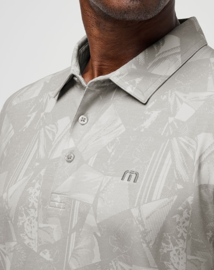 FEATHERWEIGHT SHORE PRINT POLO SHIRT Image Thumbnail 1